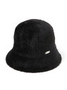 (K)シャギーHAT repipi armario レピピアルマリオ 帽子 ハット ブラック ホワイト[Rakuten Fashion]