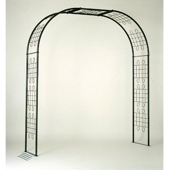 特長　 　 庭やアプローチの演出にはフラワーアーチがぴったりです。　 仕様　 材質：鉄-丸パイプ（直径22mm）、板、丸棒を使用仕上げ 本体：下塗りカチオン電着塗装　上塗り-粉体塗装 ネジ：溶融亜鉛メッキ アンカー：ユニクロームメッキ サイズ：間口174x奥行49x高さ202cm（13kg） 設置は付属のアンカーを本体ベースの穴に通して地中に打ち込むだけ ★★★★★★★★★★★★★★★★★★★★★タテの空間をムダにすることなくコンパクトにまとめる 無表情なベランダや掘垣が素敵な花園に………、 スペースを有効に生かして家回りを花でいっぱいにしましょう ★★★★★★★★★★★★★★★★★★★★★ オベリスク フラワーアーチ ★Green Garden★ 　プランターハンガー・ホルダー・土ふるい・ 園芸シート・トレリス・フェンス ★★★★★★★★★★★★★★★★★★★★★ そろそろ冬の準備をしましょう。 最近の異常気象で、雪と寒さが続きそうです。 薪ストーブと雪対策用品★★★★★★★★★★★★★★★★★★★★★ 除雪用品各種揃いました。 雪消し、雪落し、除雪機などなど、 薪ストーブ各種揃いました。 【送料無料】凍結防止剤 【送料無料】スノーブラシ・脱出プレート無表情なベランダや掘垣が素敵な花園に………、 スペースを有効に生かして家回りを花でいっぱいにしましょう 商品の特徴 庭やアプローチの演出にはフラワーアーチがぴったりです。　 設置は付属のアンカーを本体ベースの穴に通して地中に打ち込むだけ　 サビに強い二重塗装で鎚目模様のハンマートーン仕上げで、高級感ある飽きの来ない仕上げ　 別売りの延長ネット（NO．214）を追加することによって高さ及び間口を50cm単位で調節可能　 組み立ては付属のボルトを6個（NO．214は8個）固定するだけの簡単組み立て　 設置は付属のアンカーを本体ベースの穴に通して地中に打ち込むだけ　