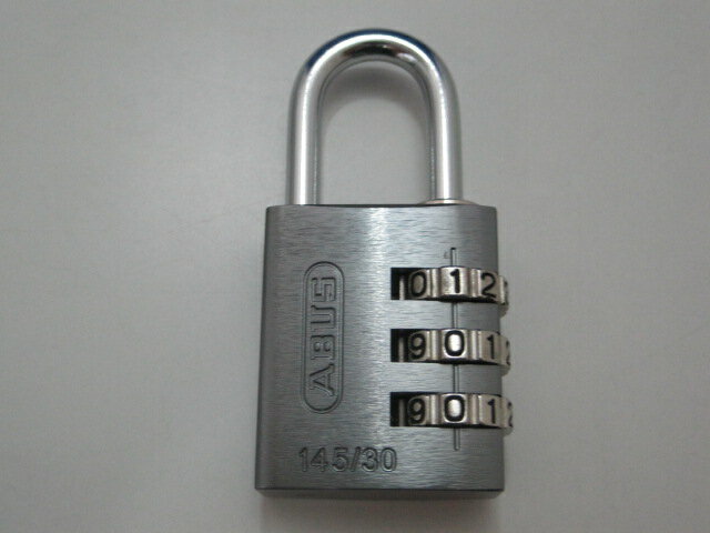 ABUS(アバス)ナンバー可変式南京錠145-30ミリ チタニウム色☆☆ABUS アバス☆145-30 ナンバー番号可変式南京錠☆ABUS アバス☆☆