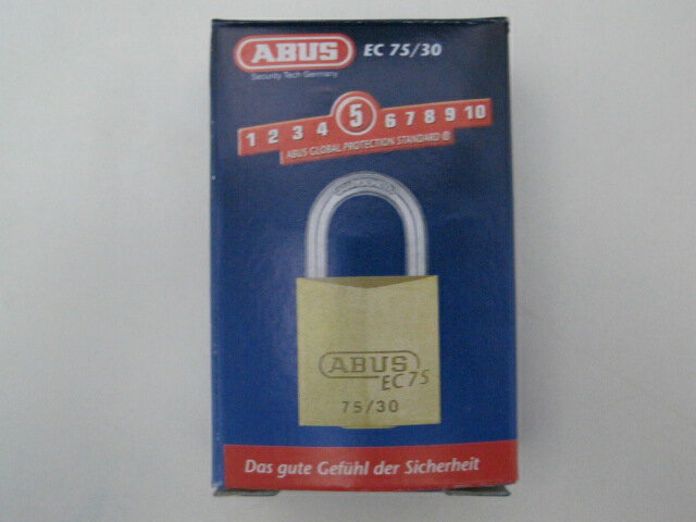 ABUS(アバス)真鍮南京錠ディンプルキータイプ30ミリ☆☆ABUS アバス☆EC75 真鍮ディンプル南京錠☆ABUS アバス☆☆ 2