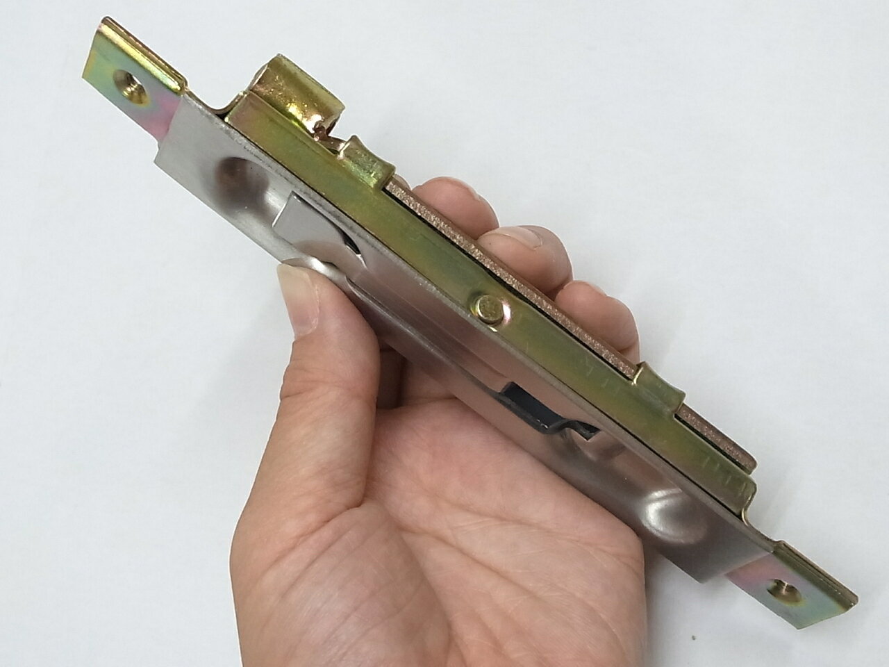GOOD鉄扉用フランス落しOD-506フロント寸法タテ130ミリ×ヨコ25ミリ ビスピッチ150...