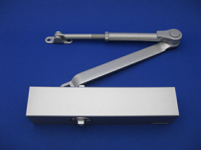 ニュースター　ドアクローザードアチェックS7001 S-7001シルバー色　ストップ付☆☆NS NEWSTAR ニュースター☆S7001☆NS NEWSTAR ニュースター☆☆ 玄関 ドア 扉 修理 交換 部品 パーツ