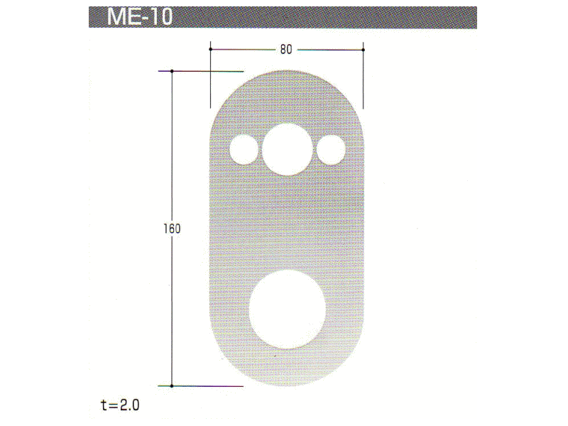 MA化粧板　シリンダー穴あり　エスカッション　ME-10(ME10) 玄関 ドア 扉 修理 補...