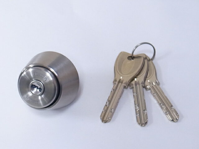 ミワロック　PR MM・TRF　取替用シリンダー　シルバー色 ☆☆MIWA ミワ 美和☆PR　MM・TRF☆MIWA ミワ 美和☆☆ 玄関 ドア 扉 修理 補修 交換 部品 パーツ