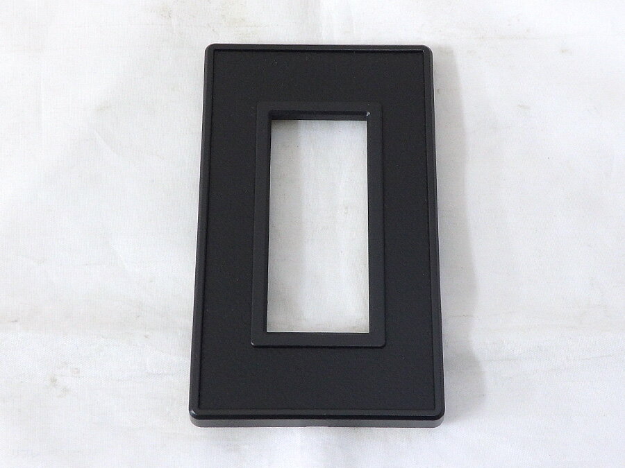 LAMP スイッチ・コンセントプレート「フレックスブラック」ブラックモロッコ 1連PXP-FB01-LB☆☆LAMP ランプ スガツネ☆☆デザイン 電気 配線 部品 パーツ スイッチカバー リフォーム リノベーション DIY 照明 インテリア