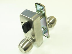 U9RA(85RA)取替用本体セット握り玉タイプ外開用左勝手シルバー色
