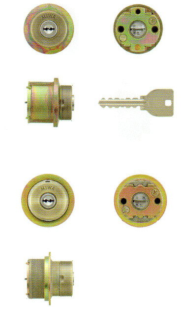 MIWA玄関ドア交換用シリンダー　MCY-0463(MCY-463 MCY463)☆☆MIWA ミワ 美和☆UR 2ヶ同一☆MIWA ミワ 美和☆☆ 玄関 ドア 扉 修理 補修 交換 部品 パーツ