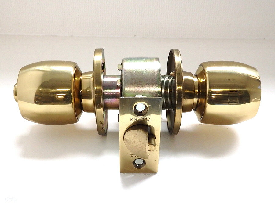 SKBロック錠(ユニロック錠)SKB-G25-US3(金ピカ色)玄関錠タイプ 3本カギ付 バックセット60ミリ☆☆U-SHINSHOWA ショウワ 昭和☆ユニロック錠 円筒錠☆U-SHINSHOWA ショウワ 昭和☆☆ 玄関 ドア 扉 修理 補修 交換 部品 パーツ