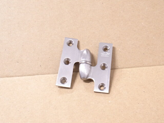 ベスト　フランス蝶番ホワイトブロンズ色　縦40ミリ左勝手用