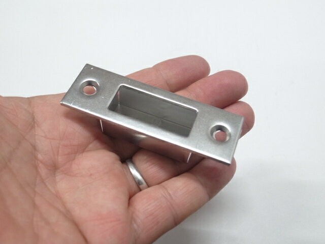 ミワロックDZ(BH)用ストライク部のみ(受座)シルバー色