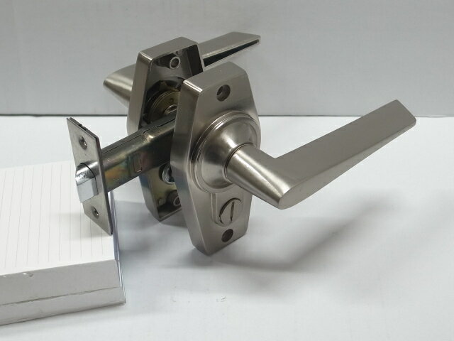 川口技研（GIKEN ギケン）ホームレバーHL-3N 内締錠 ニッケル色 バックセット60ミリ