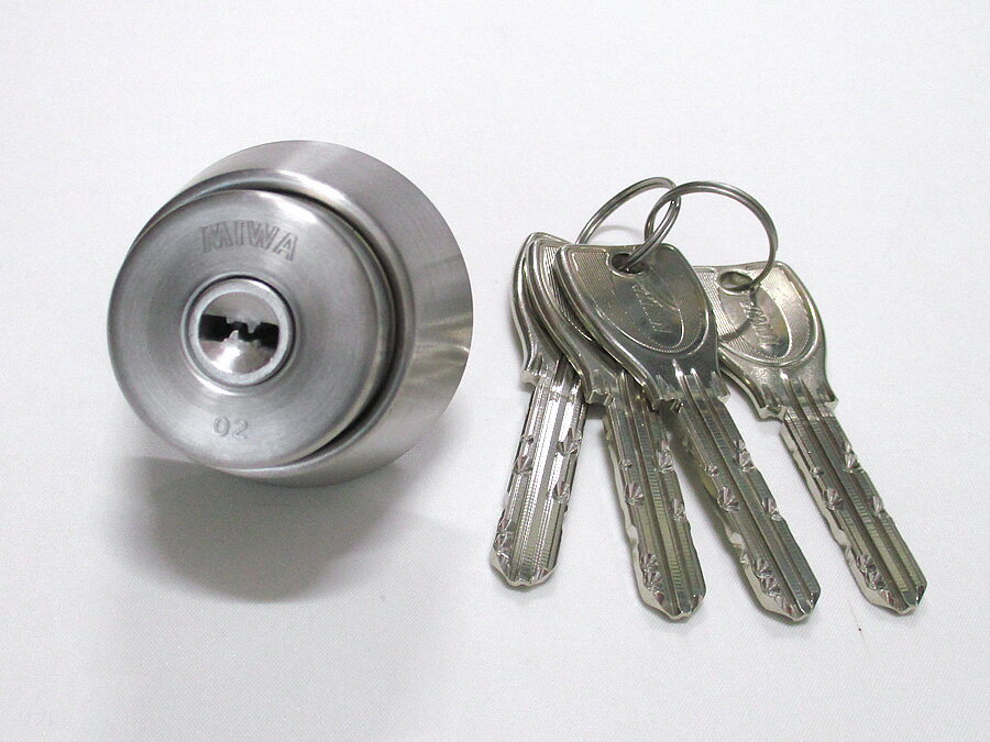 PR LA,DA取替用シリンダー鍵4本付(シルバー色))☆☆MIWA ミワ 美和☆PR LADA☆MIWA ミワ 美和☆☆ 玄関 ドア 扉 修理 補修 交換 部...