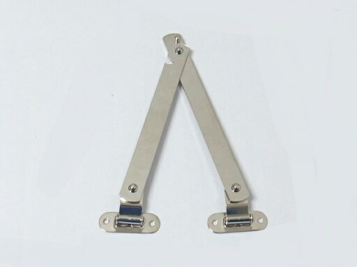 ステー S-53 左 ニッケル(伸長時の軸間の寸法 234ミリ)家具 扉 金具 交換 部品 パーツ ステー S-53 左 ニッケル(伸長時の軸間の寸法 234ミリ)家具 扉 金具 交換 部品 パーツ