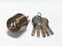 エージェント LS5-AD 取替用シリンダーブロンズ色(ディンプルキー5本付)☆☆GOAL ゴール☆AD GK GD GG☆AGENT エージェント☆☆ 玄関 ...