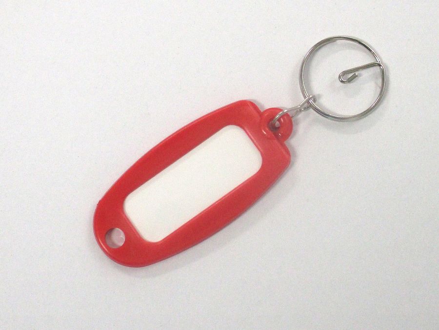 カギ札(マーキー)10個セット赤色