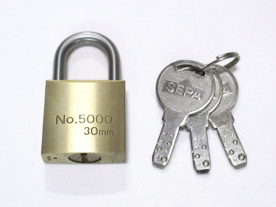 セパ5000番ディンプル南京錠30ミリ☆☆SEPA セパ☆5000☆G-250☆ ディンプル☆SEPA セパ☆☆