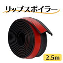 SUBETE 2.5M アンダーリップモール リップスポイラー 汎用 マルチ 硬ゴム素材 キズ予防 2.5M