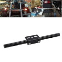 Partools バイク ウインカー ステー バー 275mm ブラック 汎用 カスタム ドレスアップ ブラック