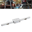 Partools バイク ウインカー ステー バー 275mm シルバー 汎用 カスタム ドレスアップ シルバー