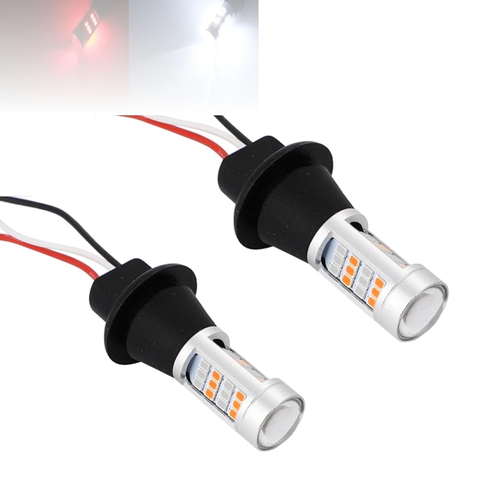 樂天商城 - ウインカー ポジションキット T20 7440 12V アンバー レッド 2色 42連 2835SMD 2個 イエローレッド