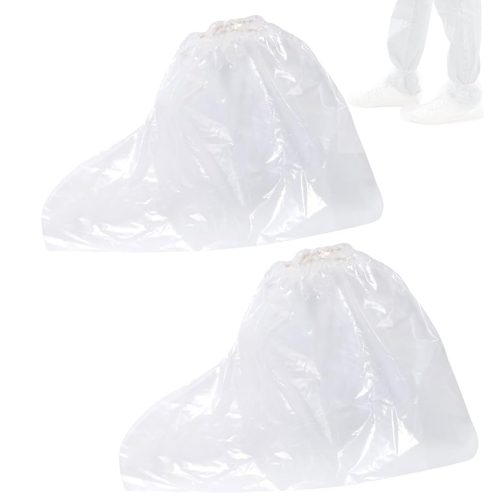 シューズカバー 防水 靴カバー 使い捨て メンズ レディース 通勤 通学 ショート クリア 30cm×38cm ショート10足