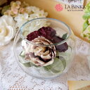 【在庫限り】ボトルフラワー チューリップ ローズ ラウンド型 1個 バラ 薔薇 ドライフラワー 花 フラワーアレンジメント インテリア 飾り 可愛い おしゃれ ...