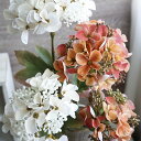 造花 ハイドランジア 1本 アジサイ 紫陽花 あじさい ハイドレンジア ドライフラワー風 ドライタッチ 花 アンティーク風 インテリア 飾り 装飾 フェイクフラ...