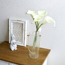 造花 ミニカラーリリーバンドル カラー ホワイト 白 白い花 花束 ブーケ インテリア 飾り 装飾 花 シンプル ナチュラル かわいい おしゃれ ウェディング フェイク