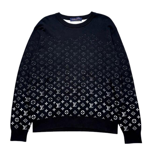 Rakuten - ルイヴィトン 【中古】 LOUIS VUITTON グラディエント コットンニットセーター スウェット モノグラム 22AW サイズM