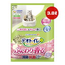 デオトイレ ふんわり香る消臭・抗菌サンド ホワイトフローラルの香り 3.8L ユニチャーム ▼a ペット グッズ 猫 キャット(4)