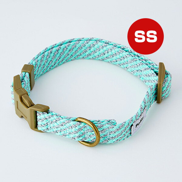 犬用首輪 フラッシュソフトカラー SS ブルー ペティオ ▼a ペット グッズ 犬 ドッグ 抗菌 光る 両面反射..