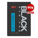 （まとめ買い）イトウ&カンパニーリミテッド BLACK カツオ・マグロ しらす入り ゼリー仕立て 80g 〔×56〕