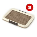 しつけるトレー メッシュプラス S アイボリー ボンビアルコン ▼a ペット グッズ 犬 ドッグ トイレ いたずら防止