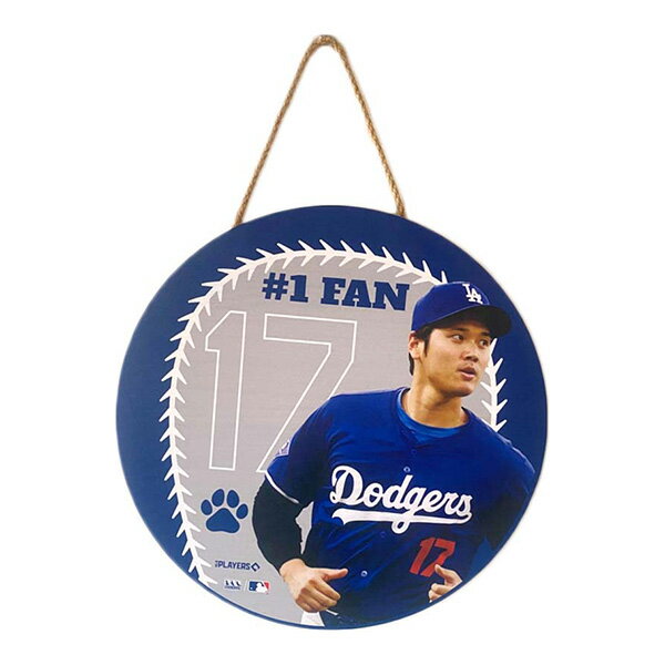 MLB公認 ロサンゼルス ドジャース 大谷翔平選手モデル ラウンドウッドサイン ファンタジーワールド ▼w オーナーグッズ 野球 LosAngeles Dodgers SHO-3738B 送料無料