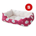 SMILE スクエアベッド もちっとあざらし柄 S ピンク エースプロダクツ ▼g ペット グッズ 犬 ドッグ 猫 キャット 春夏
