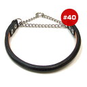 ロールチョーク #40 ブラック 岡野製作所 ▼a ペット グッズ 犬 ドッグ アクセサリー 首輪 カラー ゆうパケット