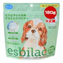 エスビラック 犬用 ヤギミルクパウダー 180g×2袋 オオシマ ▼a ペット フード 犬 ドッグ 栄養補完食 全ライフステージ esbilac PetAg