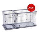 犬用 トイレのしつけが出来る ドッグルームサークル プラス グレー レギュラー ペティオ ▼a ペット グッズ 犬 ドッグ 超小型犬 小型犬 Petio W27...