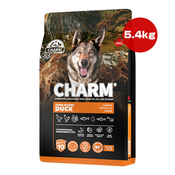 チャーム プロテクトテン ファーム レイズド ダック ドッグ 5.4kg ▽t ペット フード 犬 ドッグ CHARM PROTECT10 CHFDD054 送料無料