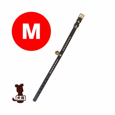 ■エレガントレザー M ブラック 岡野製作所 ▼g ペット グッズ 犬 ドッグ アクセサリー カラー 首輪