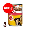 ペディグリー 成犬用 ビーフ 400g マースジャパン ▼a ペット フード 犬 ドッグ 缶 ウェット