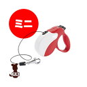 ferplast ファープラスト アミーゴ ミニ コードタイプ RED-WHITE ファンタジーワールド ▼w ペット グッズ 犬 ドッグ アクセサリー 伸縮リ...