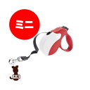 ferplast ファープラスト アミーゴ ミニ テープタイプ RED-WHITE ファンタジーワールド ▼w ペット グッズ 犬 ドッグ アクセサリー 伸縮リ...