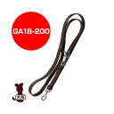 ferplast ファープラスト 本格ブルレザー使用 革犬具 VIP GA18-200 ロングリード2頭引き ブラウン ファンタジーワールド ▼w ペット グッ...