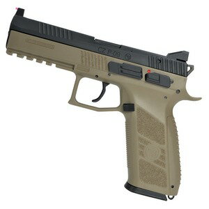 Carbon8 CO2ガスブローバック CZ P09 公式ライセンス タン カーボネイト CO2GBB P-09 ガスガン オートピストル 自動拳銃 ガス銃 自動式拳銃 オートマチックピストル 遊戯銃 ガスブロ拳銃 ガスブロけん銃 ガスブロハンドガン ガスブローバックガン