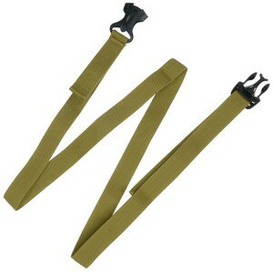 荷締めベルト 3点ロックバックル 最大約130cm ナイロンベルト [ コヨーテ ] 荷物ベルト 荷物縛り アウトドア用品 キャンプ デイキャン バイク 釣り 登山 ユーティリティロープ 紐 ひも 縄 なわ その1