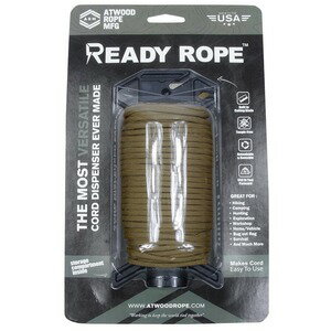 ATWOOD ROPE ロープディスペンサー Ready Rope 100ft パラコード付 コヨーテ ARM-RR-S24 アトウッドロープ Dispenser レディーロープ COYOTE パラシュートコード 550コード ナイロンコード 紐 ひも ATWOOD ROPE ロープディスペンサー Ready Rope 100ft パラコード付 コヨーテ ARM-RR-S24 アトウッドロープ Dispenser レディーロープ COYOTE パラシュートコード 550コード ナイロンコード 紐 ひも