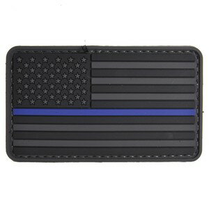 FIVE STAR GEAR ミリタリーワッペン 星条旗 センターライン 5×8.5cm ベルクロ [ ブルーライン ] ミリタリーパッチ アップリケ アメリカ国旗 5IVE 国旗ワッペン 国旗パッチ スリーブバッジ ナショナルフラッグ National flag 国旗 フラッグ ワッペン パッチ 刺繍