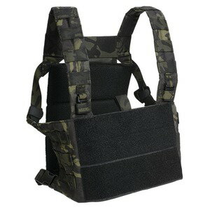 LBX Tactical チェストリグ Assault Chest Rig 0063A [ マルチカムブラック ] LBX-0063A アサルトチェストリグ military サバゲー装備 ミリタリー アーマー ベスト MOLLE ベルクロ