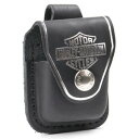 ハーレーダビットソンジッポ ZIPPO ライターポーチ 革 ハーレーダビッドソン ハーレーダビットソン HARLEY-DAVIDSON ジッポー オイルライター ケース　ポーチ